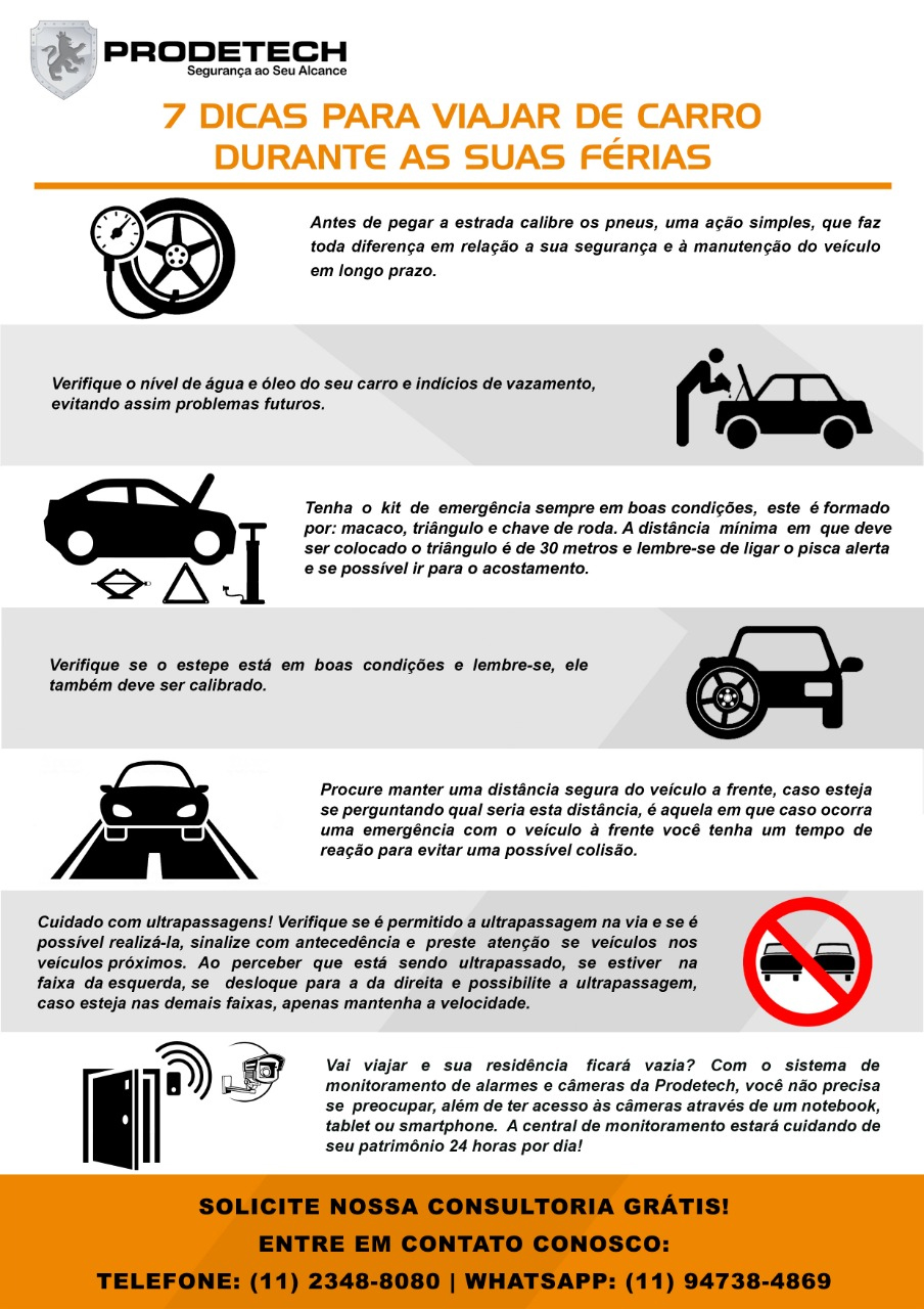 Cuidados antes de viajar de carro nas férias. - Rede de Autoescolas Rezende