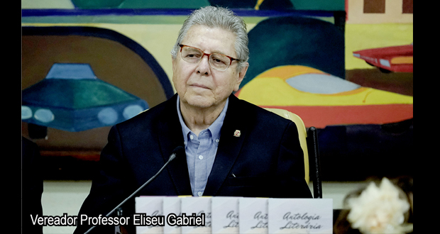 Professor Eliseu Gabriel lança livro 'Por um Brasil unido e forte